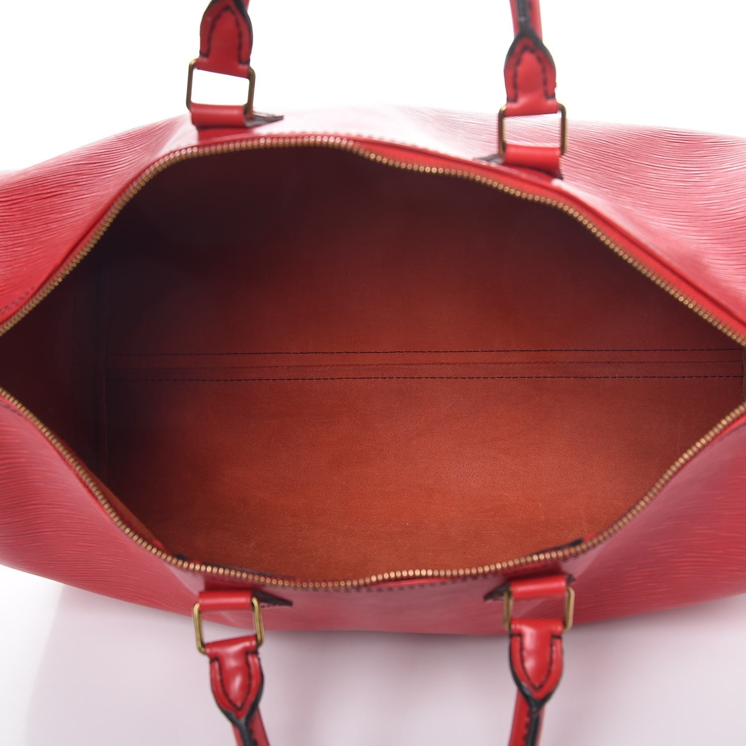 Louis Vuitton Epi Speedy 40 Castillan Red 6 of 18