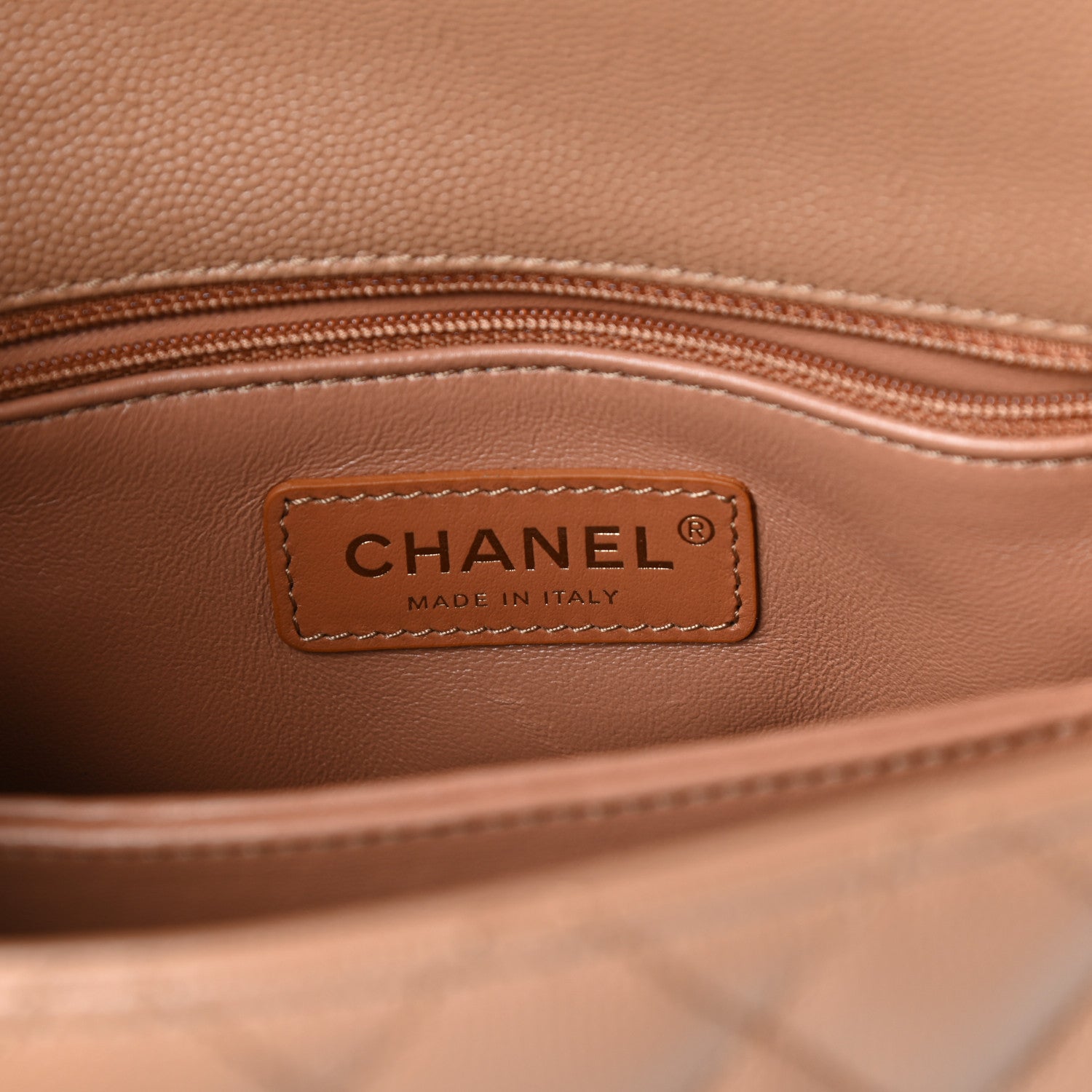 Chanel Caviar Quilted Mini Coco Handle Flap Brown 6 of 9