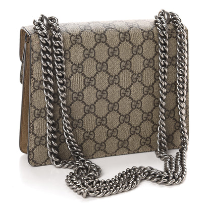 Gucci GG Supreme Monogram Mini Dionysus Shoulder Bag Taupe 4 of 14