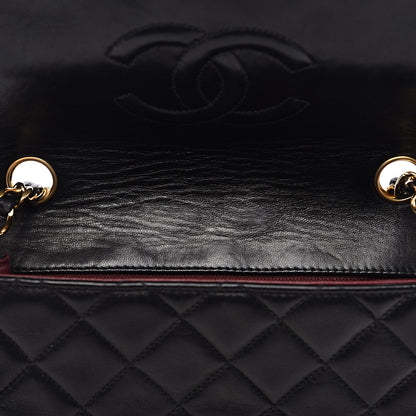 Chanel Lambskin Quilted Mini Square Flap Bag Black 10 of 13