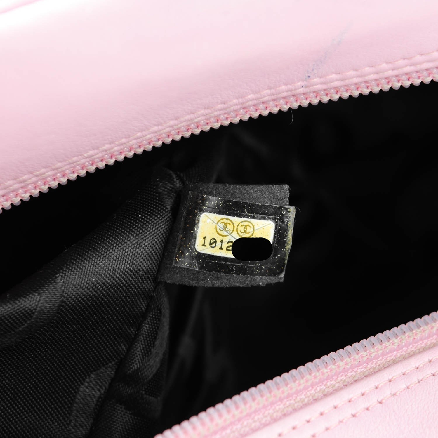 Chanel Calfskin Quilted Large Cambon Bowler Pink Black 9 of 10