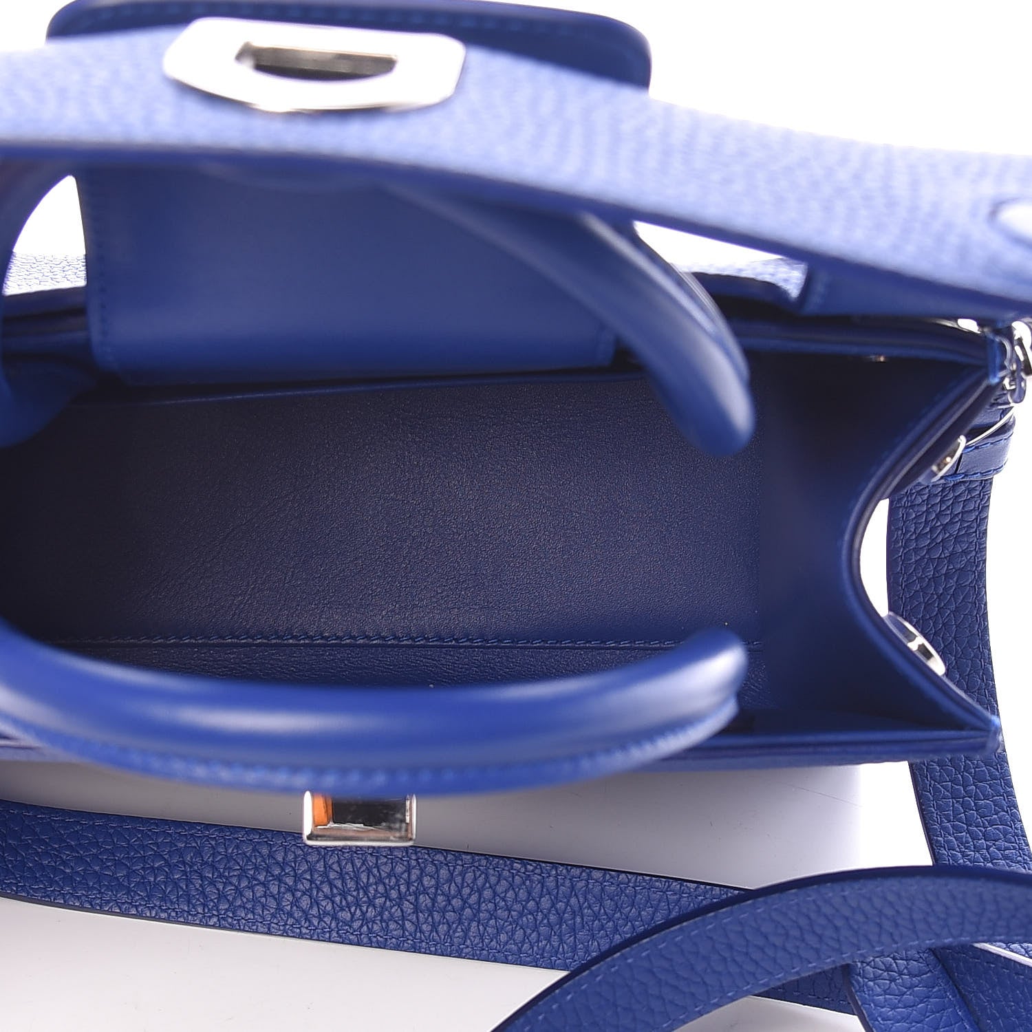 Christian Dior Grained Calfskin Mini Diorever Flap Blue 5 of 11