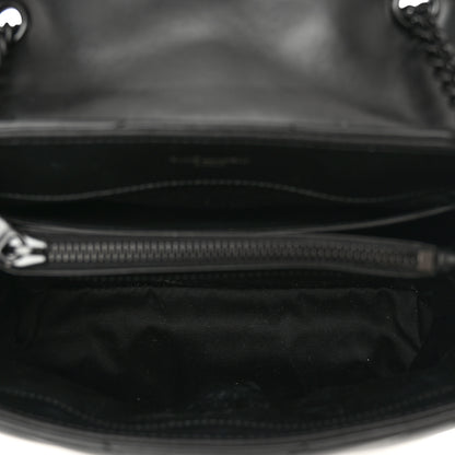Saint Laurent Calfskin Y Quilted Monogram Monochrome Small Loulou Chain Satchel Black 5 of 12