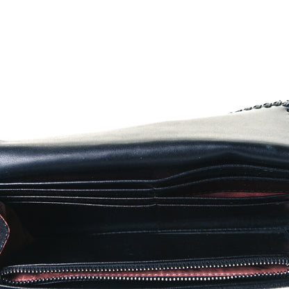 Stella McCartney Shaggy Deer Falabella Flap Wallet Black 5 of 6