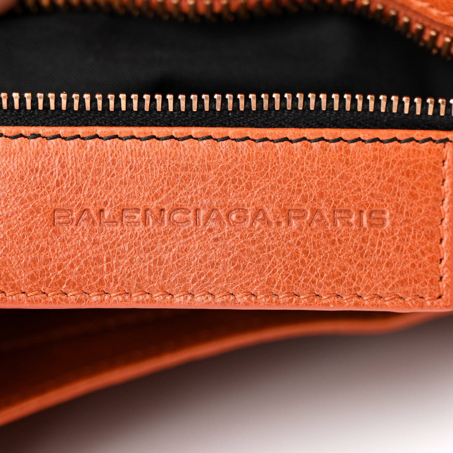 Agneau Giant 21 Rose Gold Hardware Part Time Orange Brulee