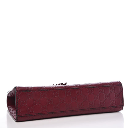 Gucci Soft Guccissima Medium Emily Chain Shoulder Bag Classic Ruby 4 of 9