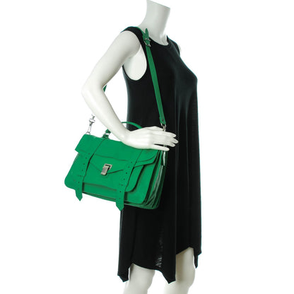 Proenza Schouler Lambskin Medium PS1 Satchel Aloe 2 of 8