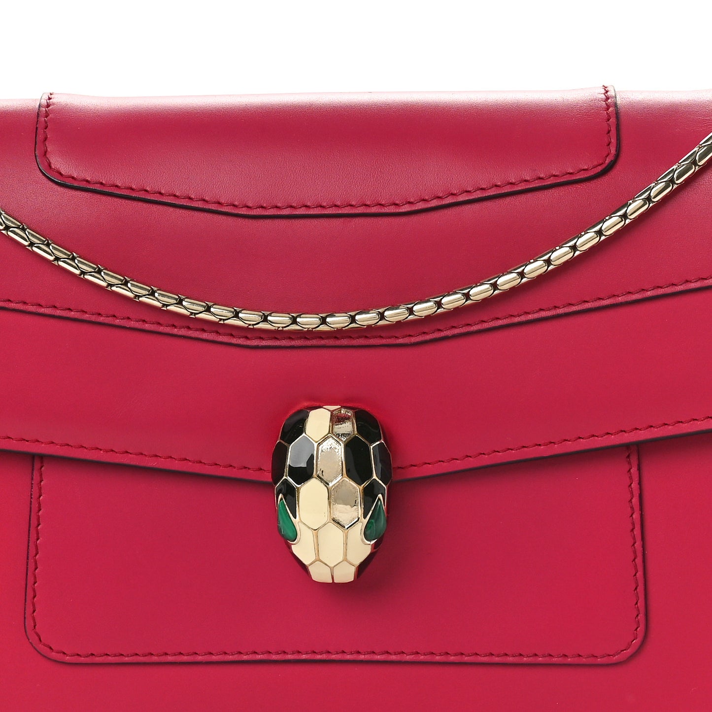 Calfskin Serpenti Forever Crossbody Bag Pink