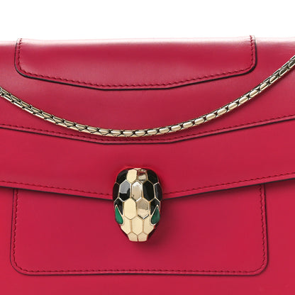 Bulgari Calfskin Serpenti Forever Crossbody Bag Pink 8 of 10