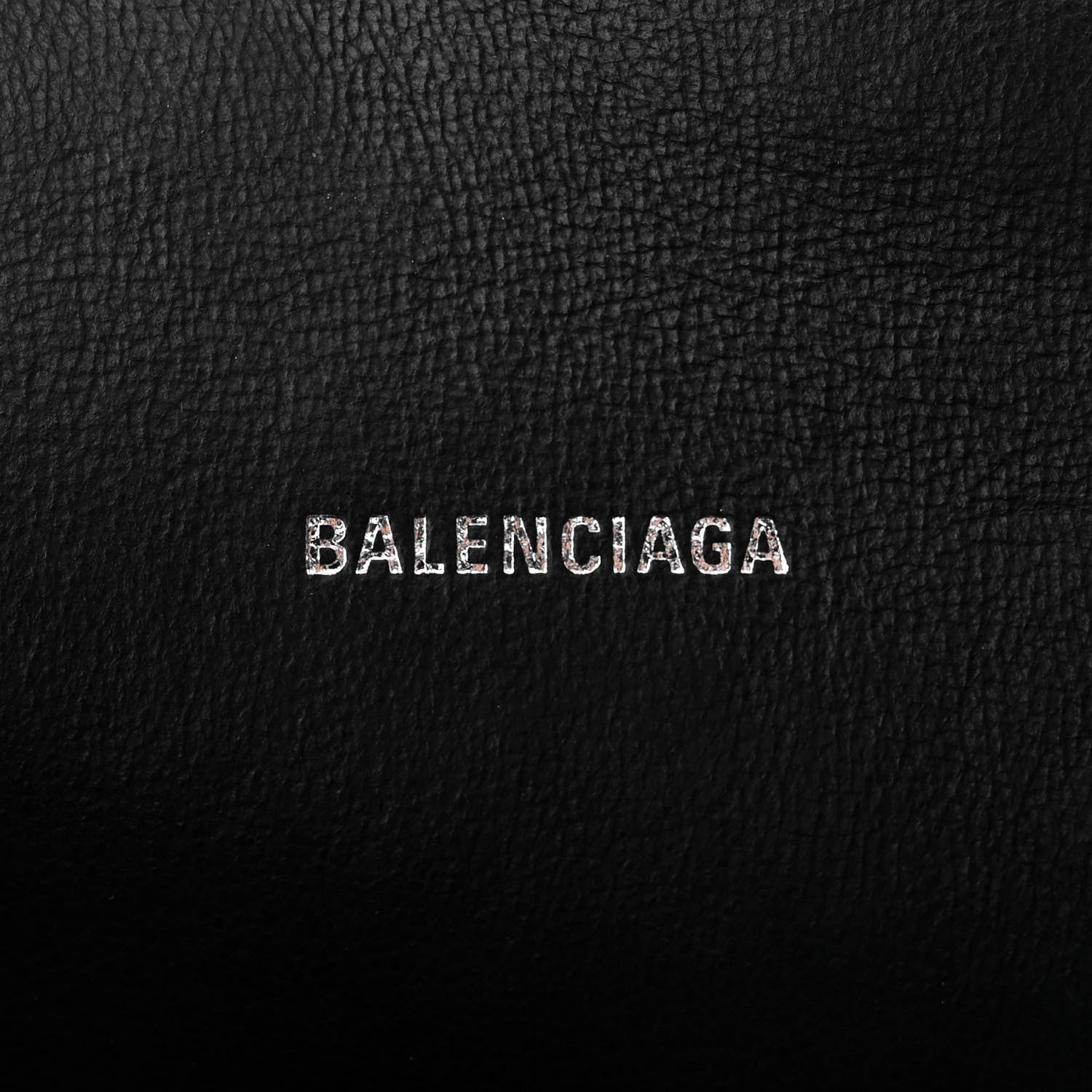 Balenciaga Sparkling Fabric Hourglass Top Handle Bag XS Silver 6 of 12