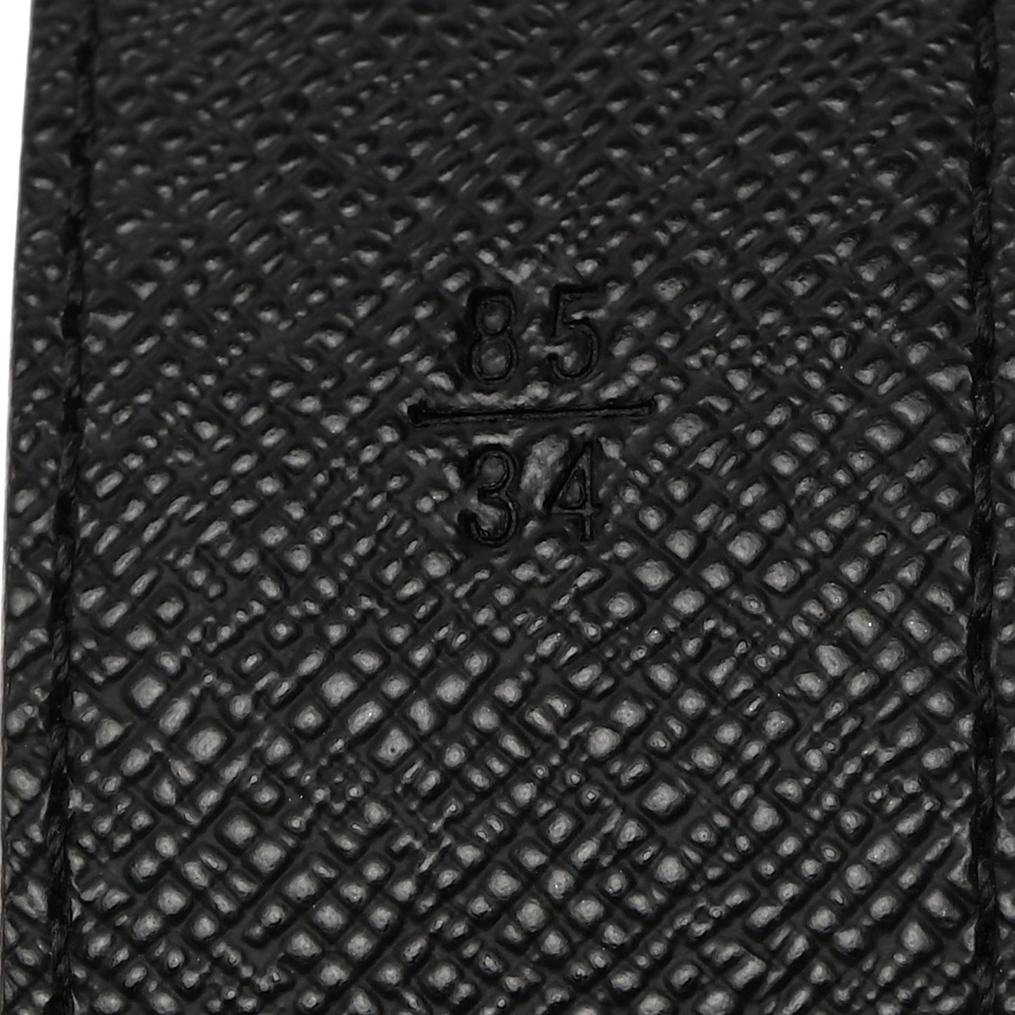 Calfskin Monogram 30mm LV Initiales Reversible Belt 85 34 Black