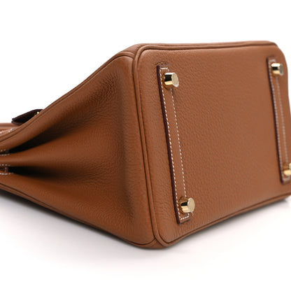 Hermes Togo Birkin 25 Gold 9 of 11