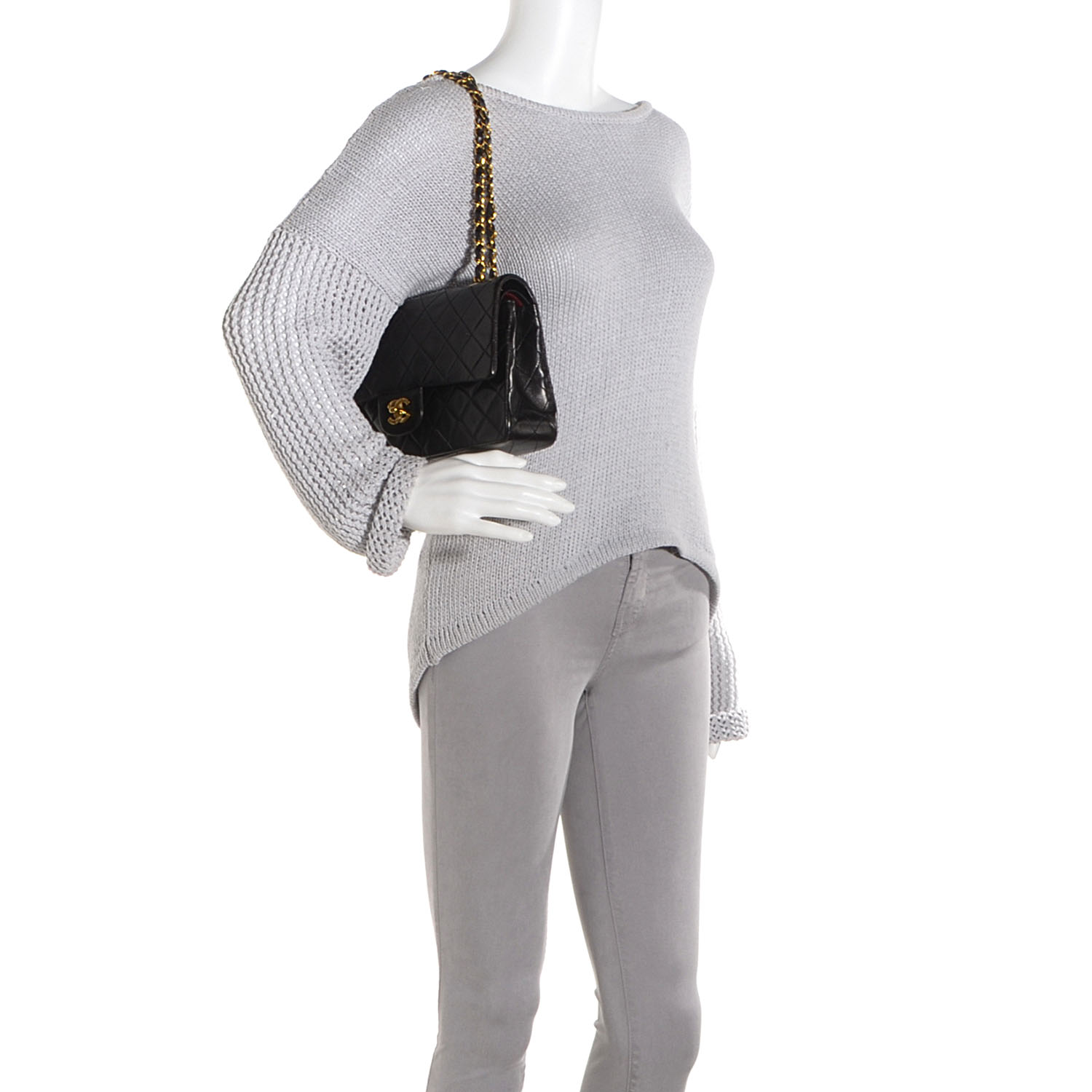 Chanel Lambskin Medium Double Flap Black 2 of 11