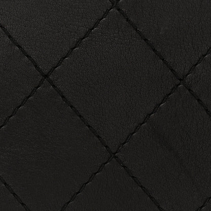 Chanel Calfskin Stitched Messenger Flap Bag Black 8 of 10