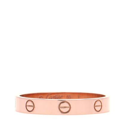 Cartier 18K Pink Gold 3.5mm LOVE Wedding Band Ring 65 11 1 of 5