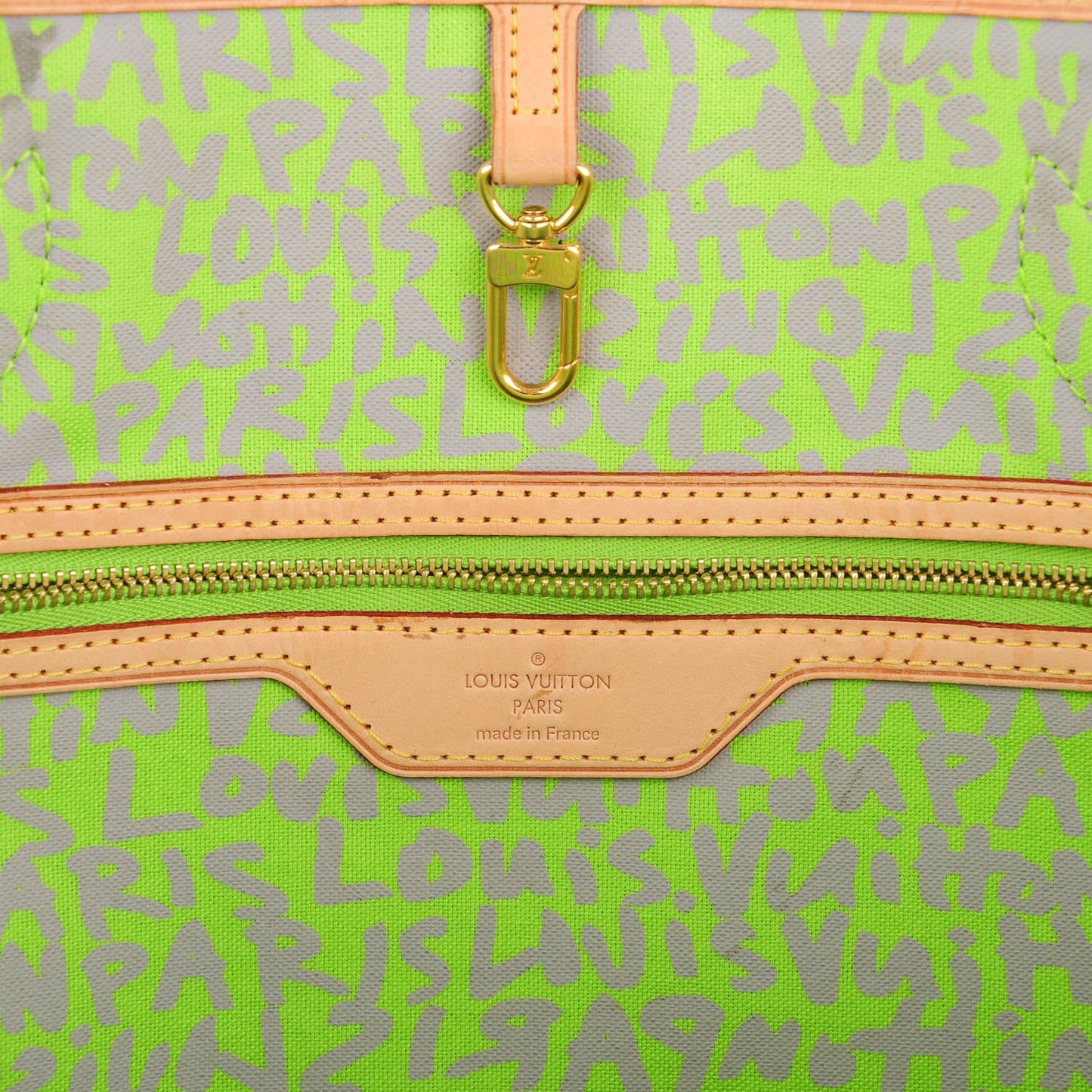 Monogram Graffiti Neverfull GM Green