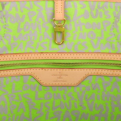 Louis Vuitton Monogram Graffiti Neverfull GM Green 6 of 7