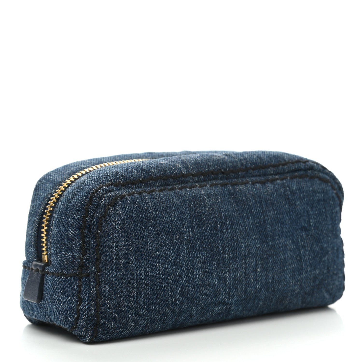 Prada Denim Cosmetic Pouch Bleu 3 of 7