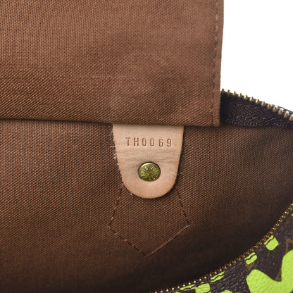 Louis Vuitton Monogram Graffiti Speedy 30 Green 7 of 18