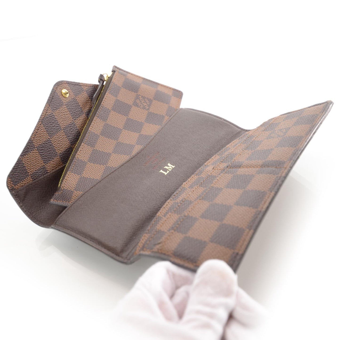 Damier Ebene Josephine Wallet