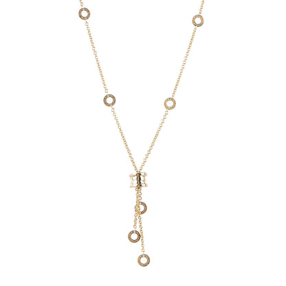 Bulgari BULGAR 18K Yellow Gold Adjustable B.Zero1 Pendant Necklace 1 of 4