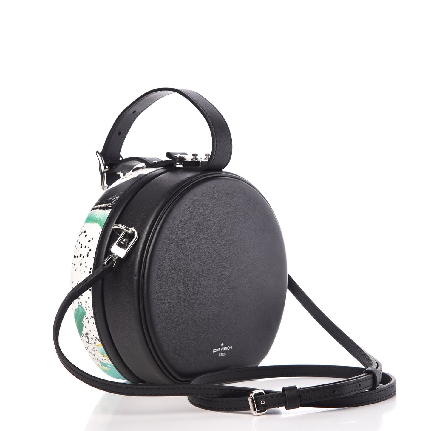 Calfskin Nicolas Ghesquière’s Splash Print Petite Boite Chapeau
