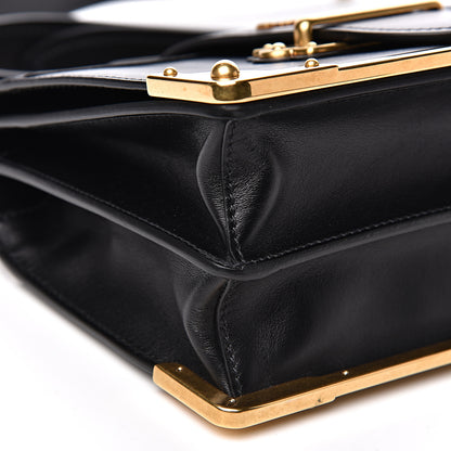 Prada City Calf Saffiano Cahier Bag Black 8 of 9