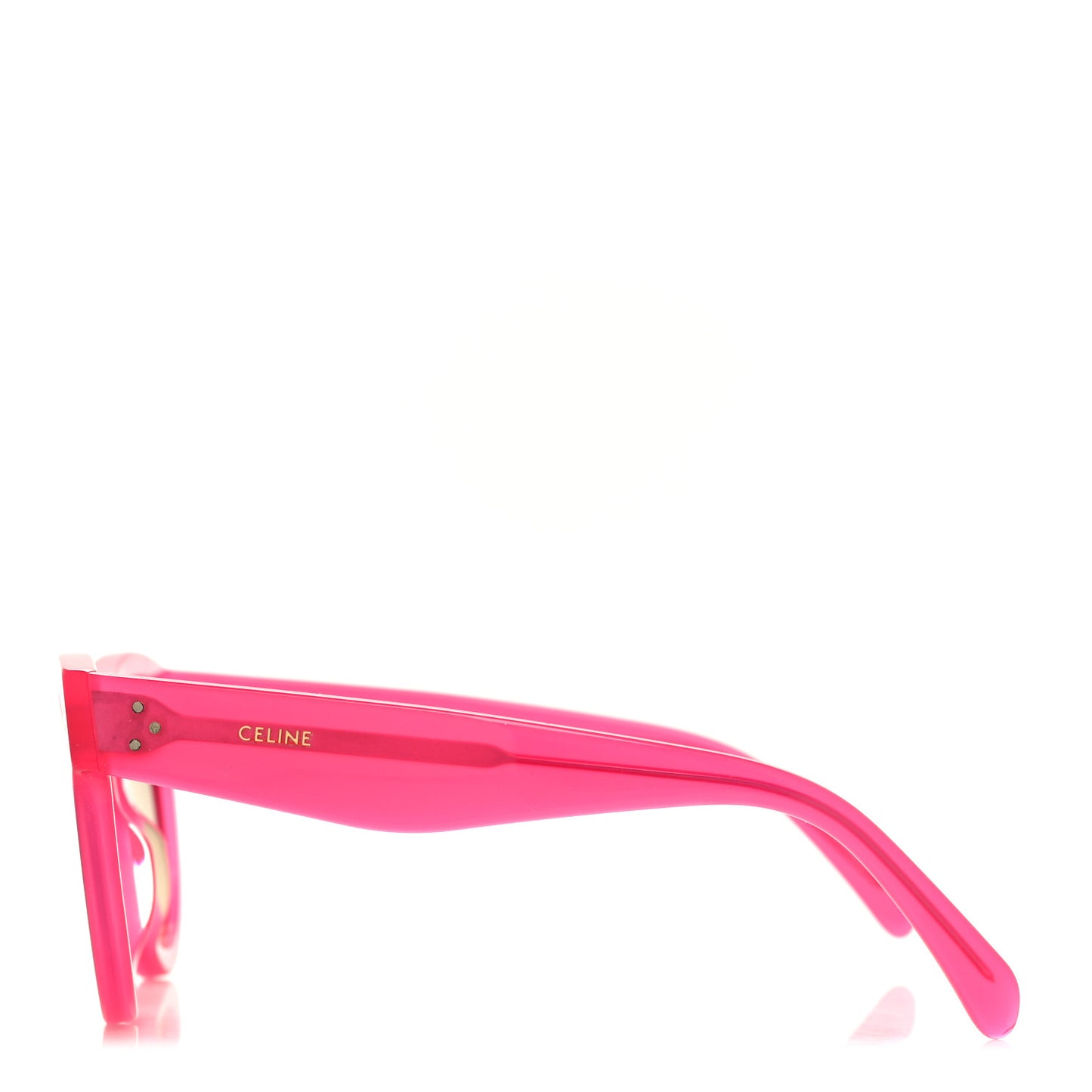 Acetate Studded Mineral Round Sunglasses CL40031N Pink