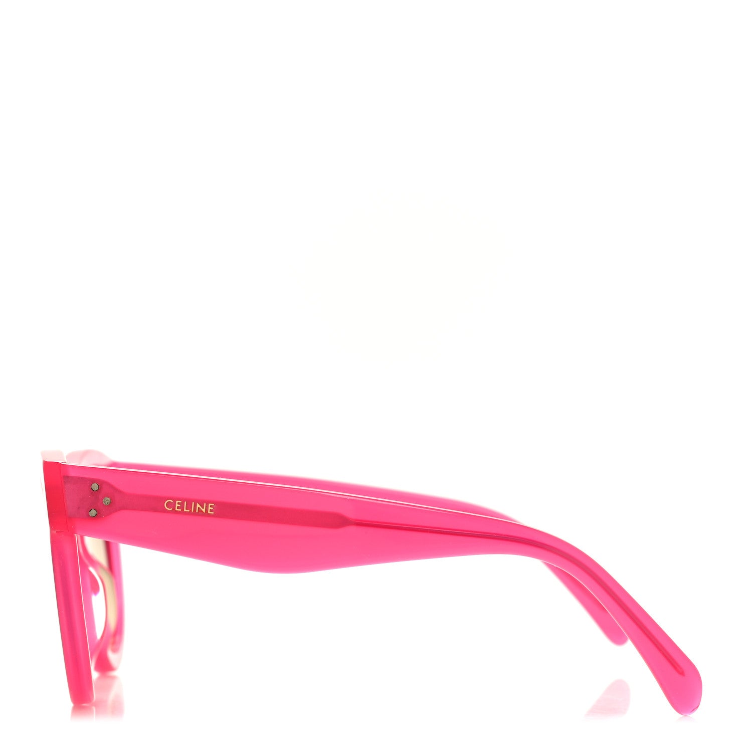 Celine Acetate Studded Mineral Round Sunglasses CL40031N Pink 3 of 6