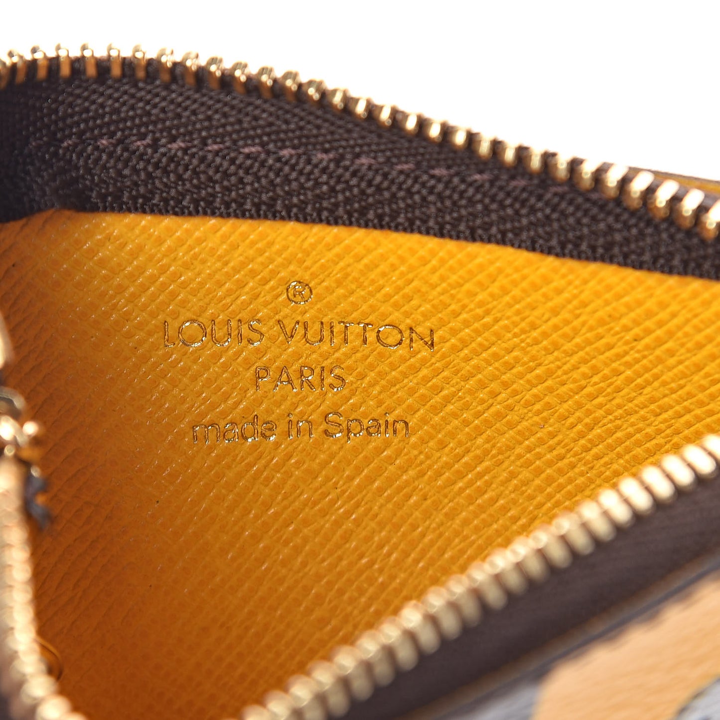 Monogram Groom Key Pouch