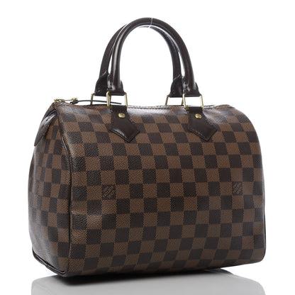 Louis Vuitton Damier Ebene Speedy 25 3 of 9