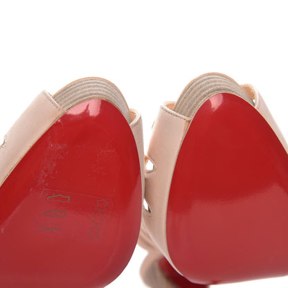 Christian Louboutin Calf Vegetale Griff Sling 120 Pumps 36 Natural Grezzo 11 of 12