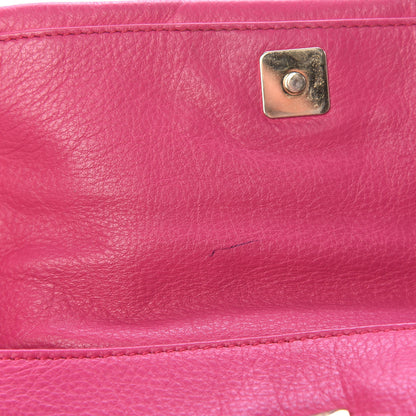 Fendi Vitello Flamingo Fendista Pouchette Crossbody Lampone 9 of 17