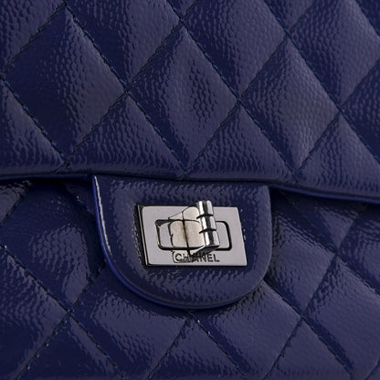 Chanel Patent Caviar Quilted 2.55 Reissue 226 Flap Blue 10 of 10