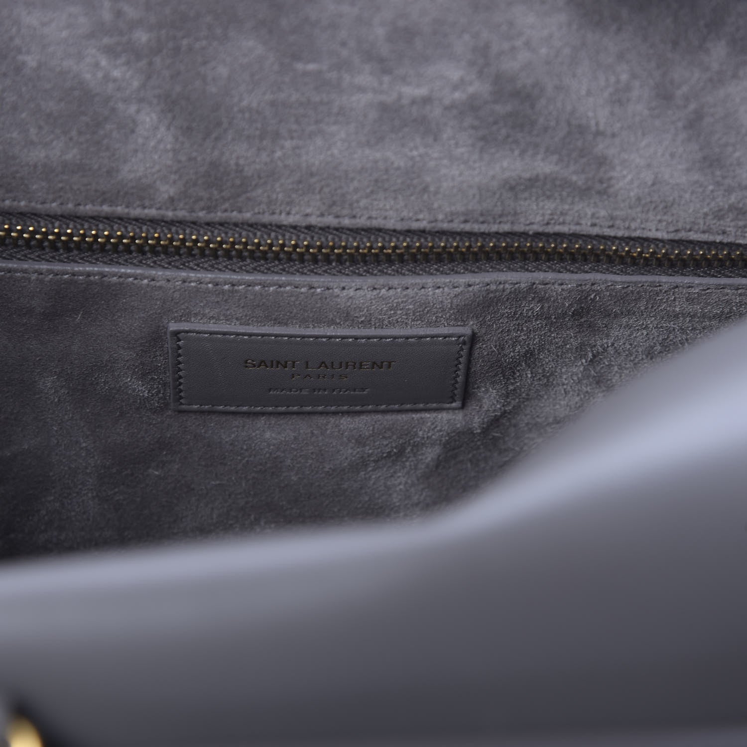 Saint Laurent Calfskin Classic Duffle 6 Fog 14 of 14