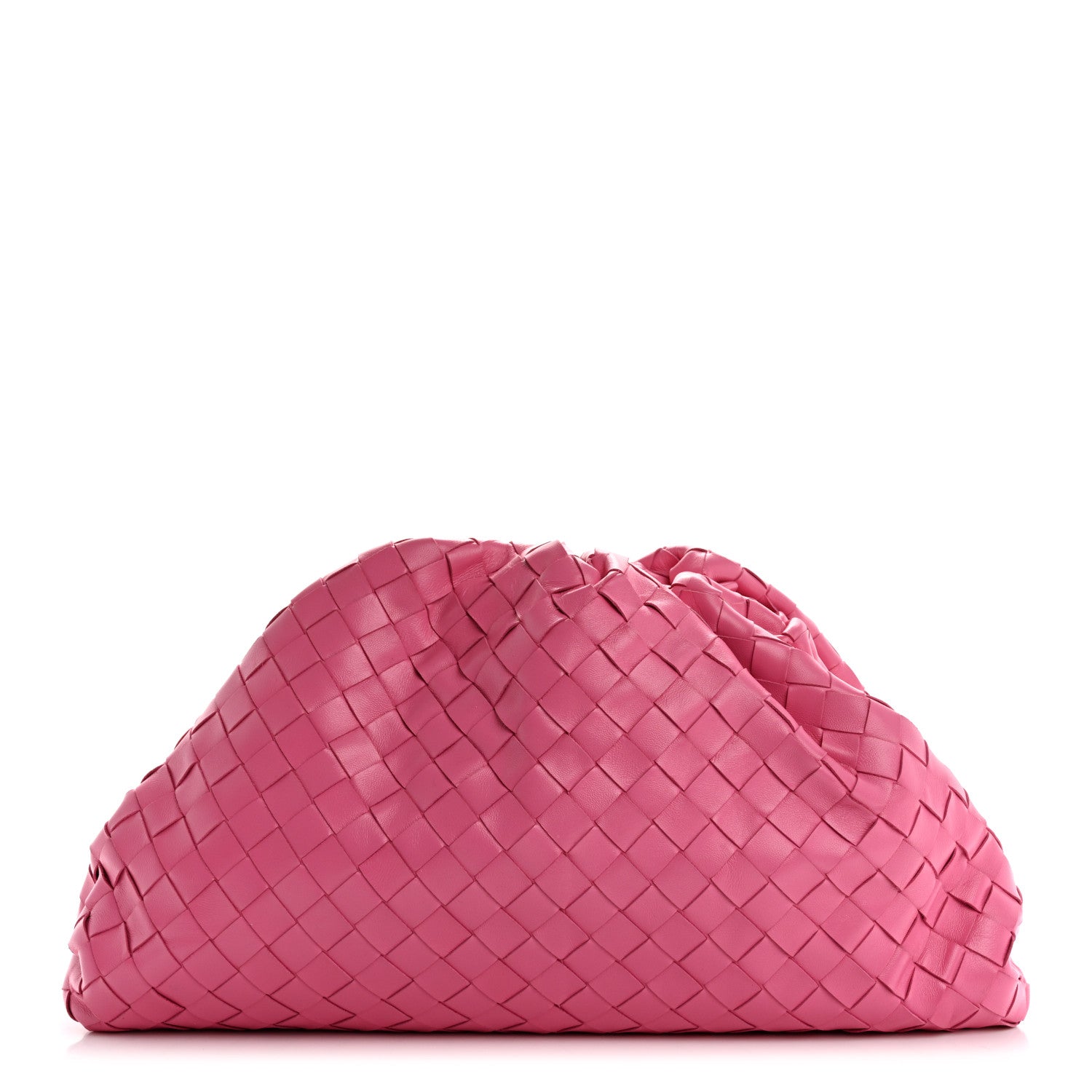 Bottega Veneta Nappa Maxi Intrecciato The Pouch Oversized Pink 1 of 11