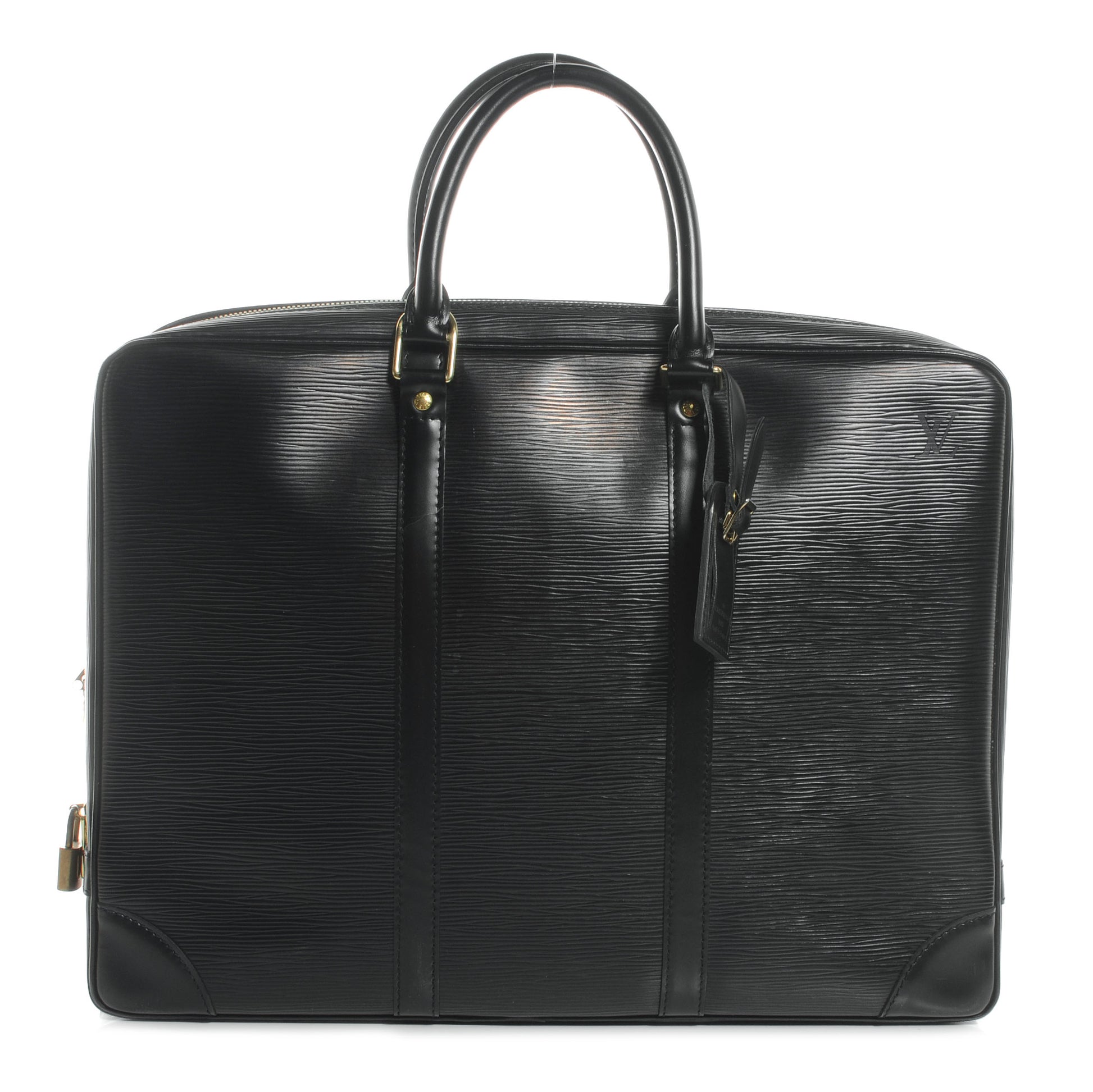 Louis Vuitton Epi Porte-Documents Voyage Briefcase Black 1 of 8