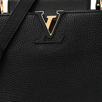 Louis Vuitton Taurillon Capucines BB Black 8 of 14