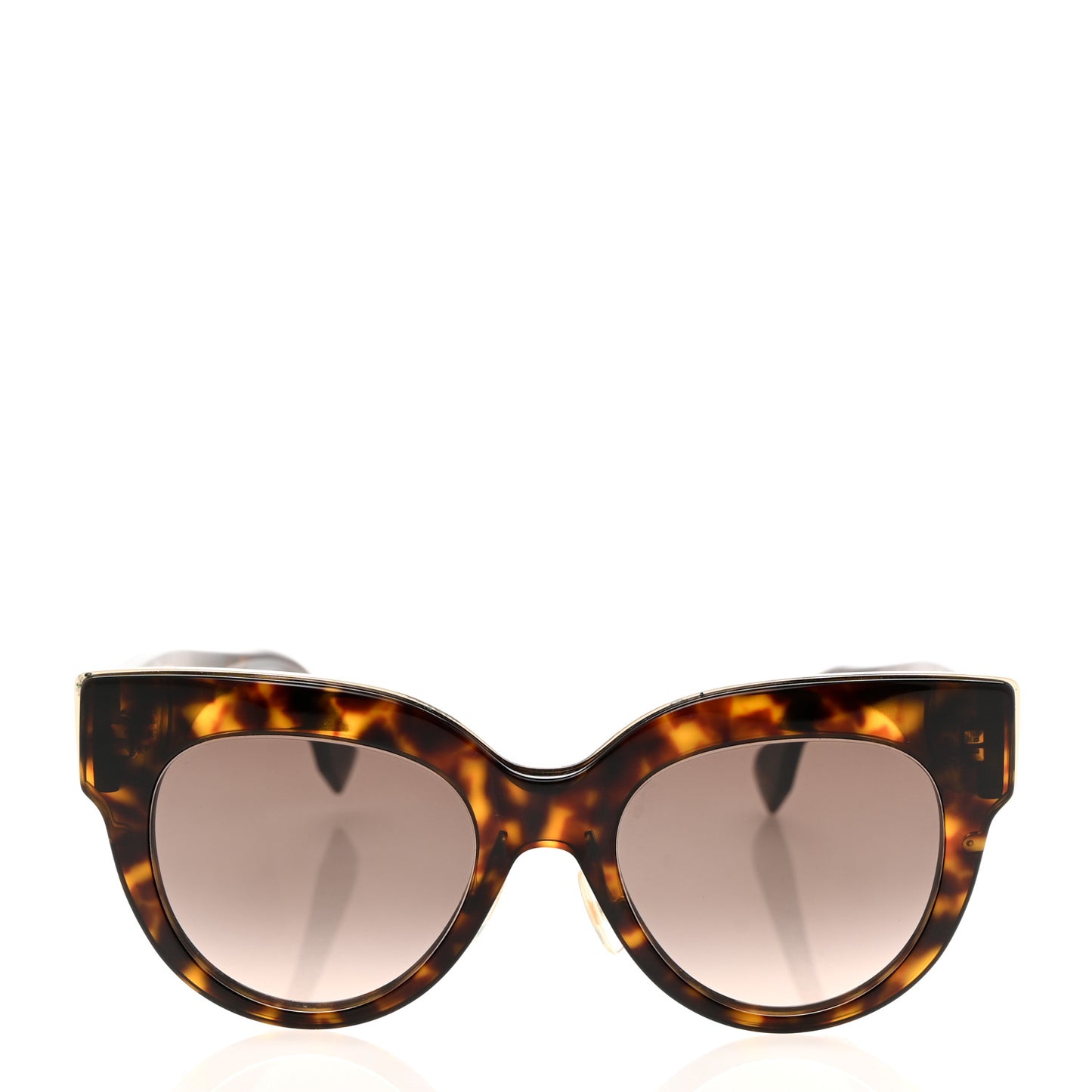 Acetate F is Fendi Cat Eye Sunglasses FF 0360/G/S Havana