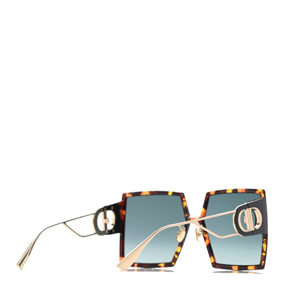 Christian Dior Acetate Square 30 Montaigne Sunglasses Tortoise 4 of 9