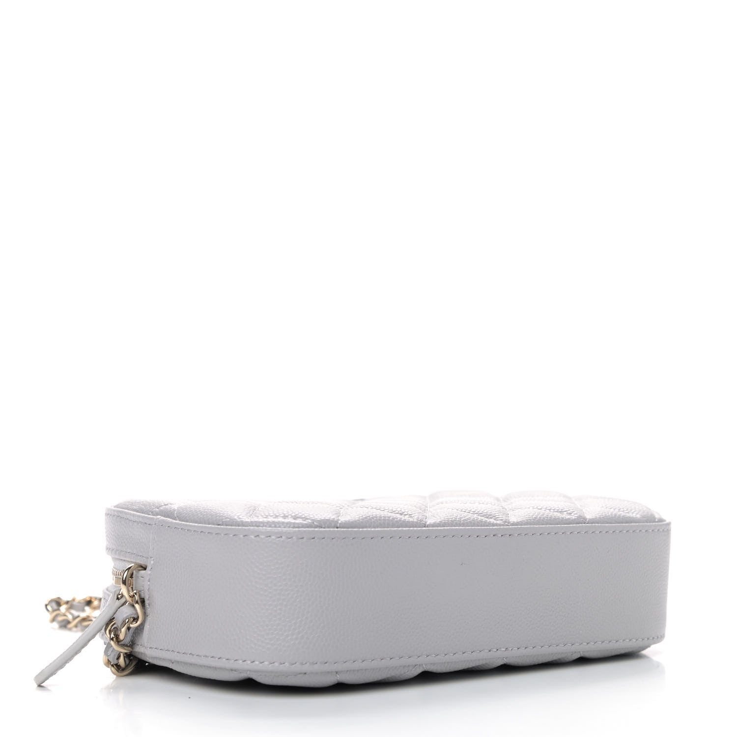 Chanel Caviar Quilted Camera Case Grey 3 of 4