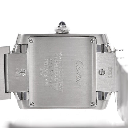 Cartier Stainless Steel 25mm Tank Francaise Quartz Watch 5 of 9