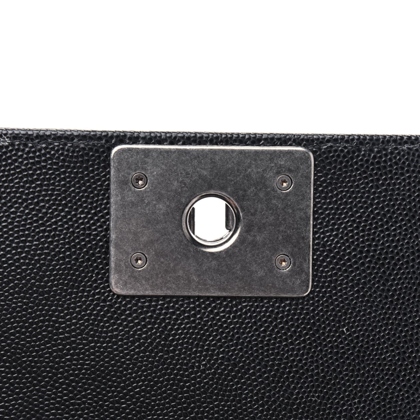 Caviar Quilted Small Boy Flap Black