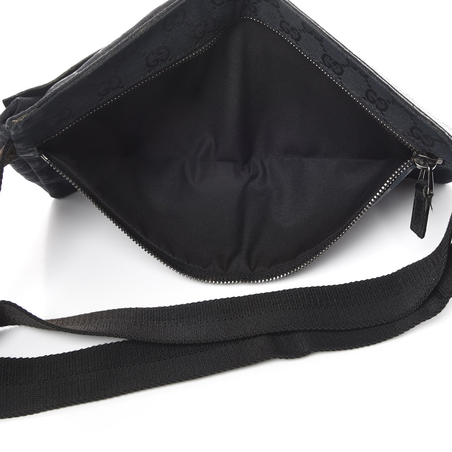 Gucci GG Monogram Double Pocket Belt Bag Black 5 of 18