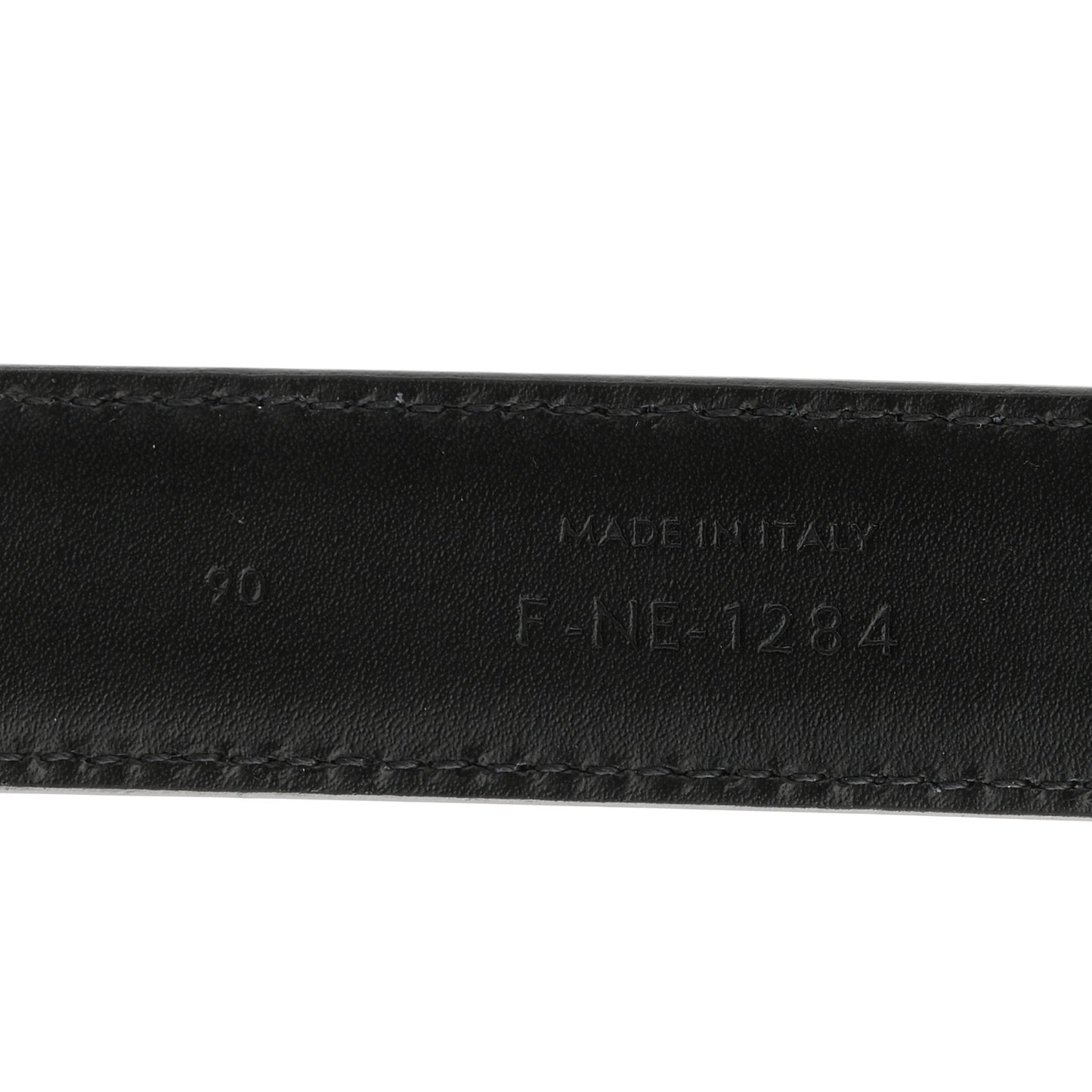 Taurillon Calfskin Medium 25mm Triomphe Belt 90 36 Black