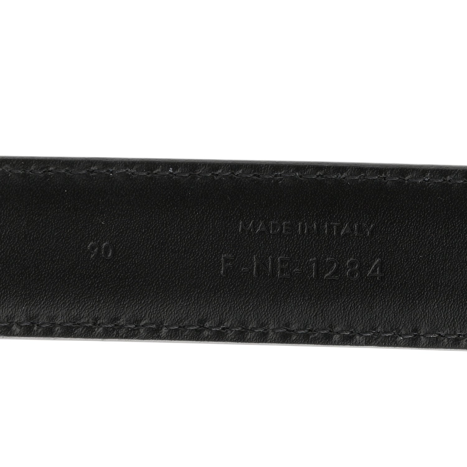 Celine Taurillon Calfskin Medium 25mm Triomphe Belt 90 36 Black 4 of 7