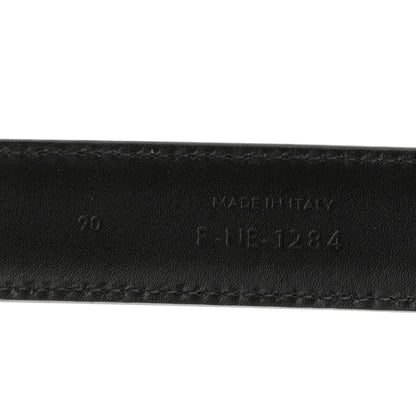 Celine Taurillon Calfskin Medium 25mm Triomphe Belt 90 36 Black 4 of 7