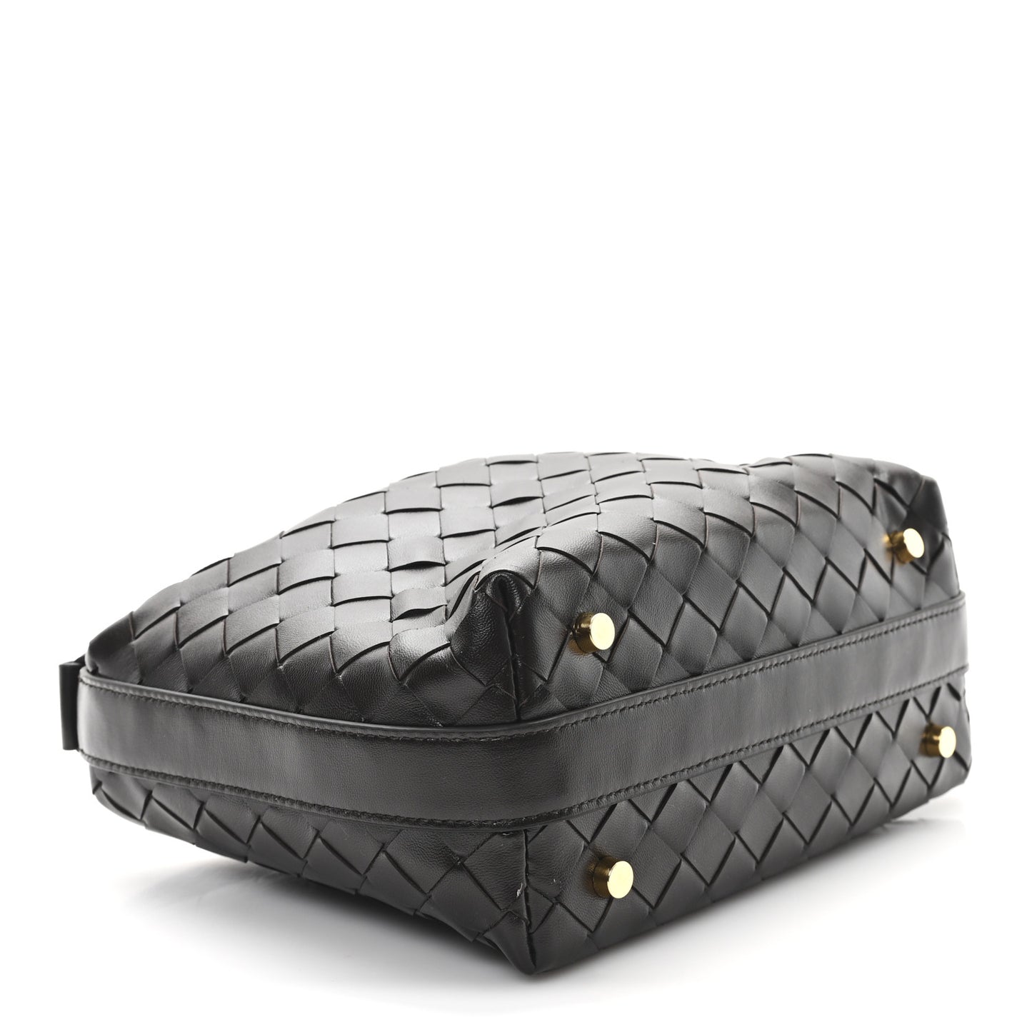 Calfskin Nappa Intrecciato Mini Wallace Fondant