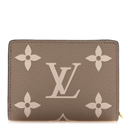 Louis Vuitton Empreinte Monogram Giant Clea Wallet Tourterelle Creme 1 of 8