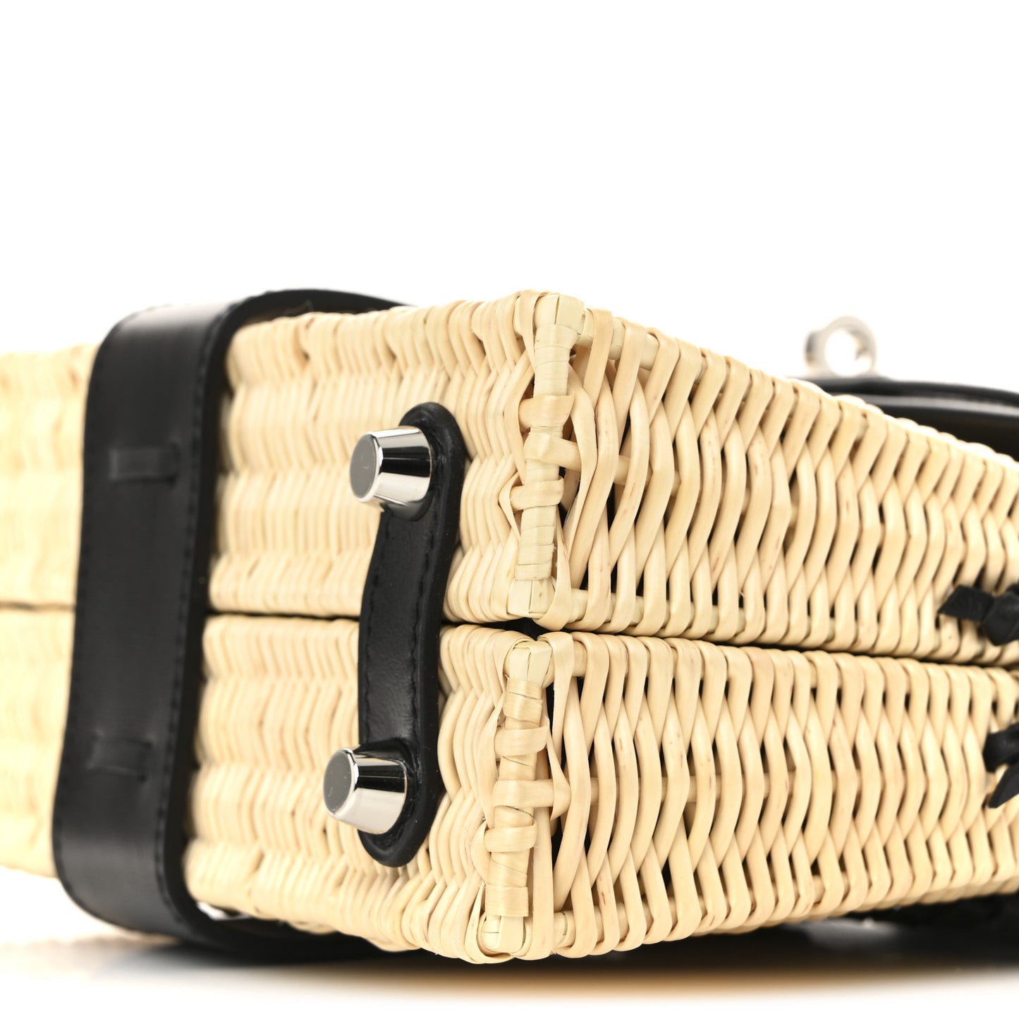 Wicker Box Picnic Mini Kelly 20 Naturel Black